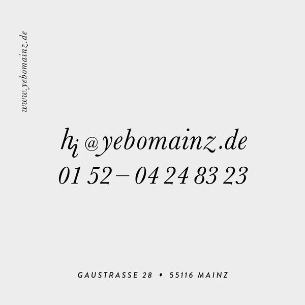 Rückseite der Visitenkarte