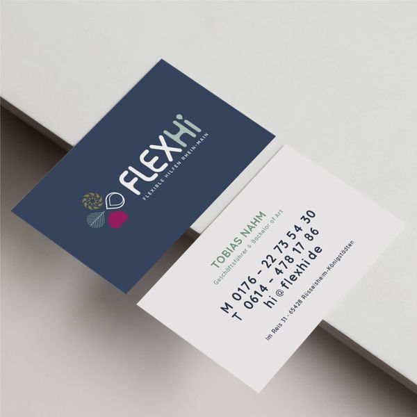 Flexhi Visitenkarte Design