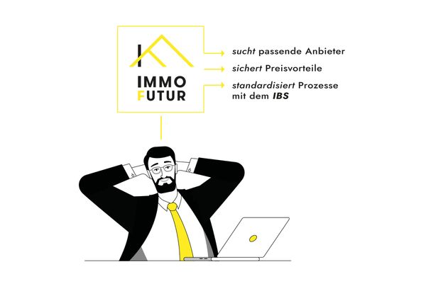 IMMOFUTUR Webdesign Illustration