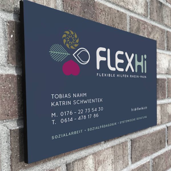 Flexhi Türschild Design